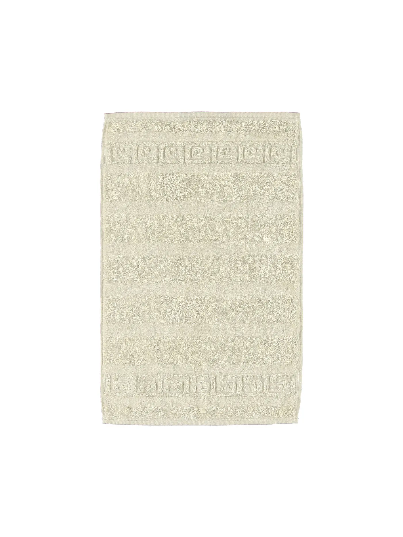 CAWÖ | Gästetuch NOBLESSE 30x50cm Weiss | beige